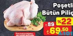 POŞETLİ BÜTÜN PİLİÇ POŞETLİ BÜTÜN PİLİÇ